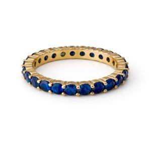 RING 14K Size 7 saphire