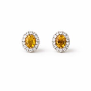 EARRINGS 14K Size Citrine