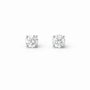 EARRINGS 14K Size lab diamond