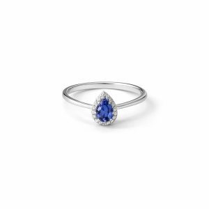 RING 18K Size 6.5 Diamond