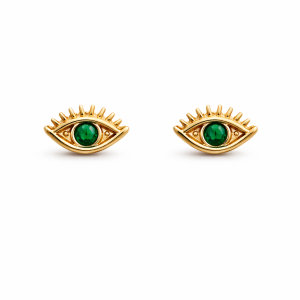 EARRINGS 14K Emerald