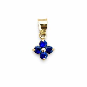 PENDANT 14K sapphire
