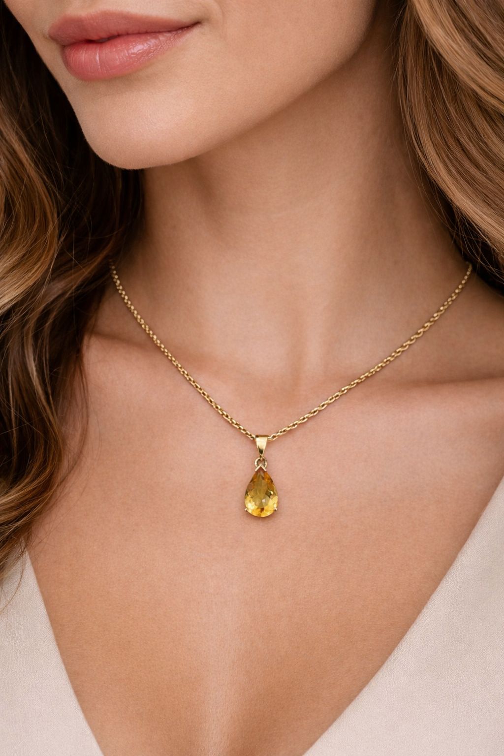 PENDANT 14K CITRINA - Image 2
