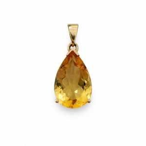 PENDANT 14K CITRINA