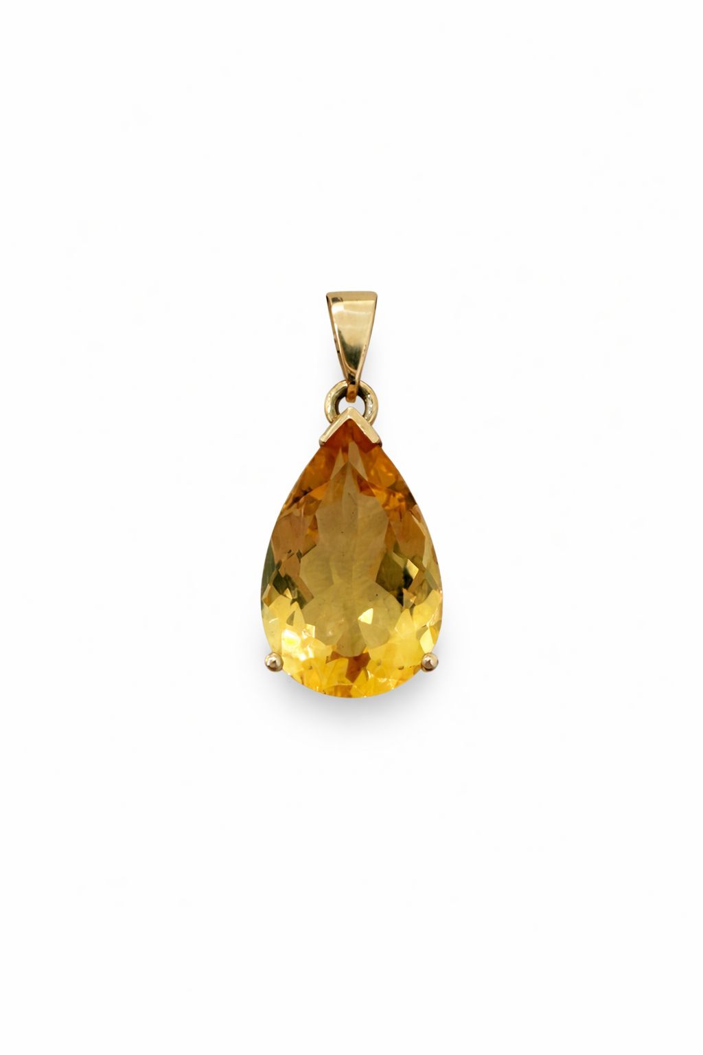 PENDANT 14K CITRINA