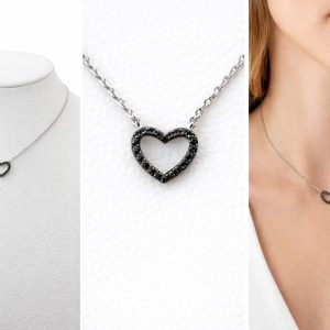 chain 14K Black Diamond Size 16-18