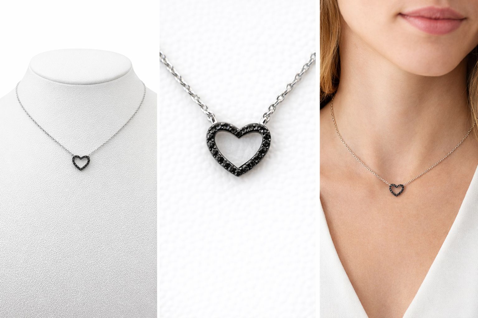 chain 14K Black Diamond Size 16-18