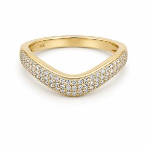 RING 14K Diamond Size 7