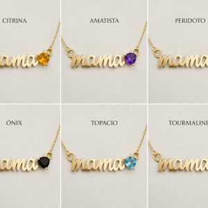 chain 14K Semi Precious Stones Size size 16-18