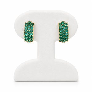 EARRINGS 14K Emerald
